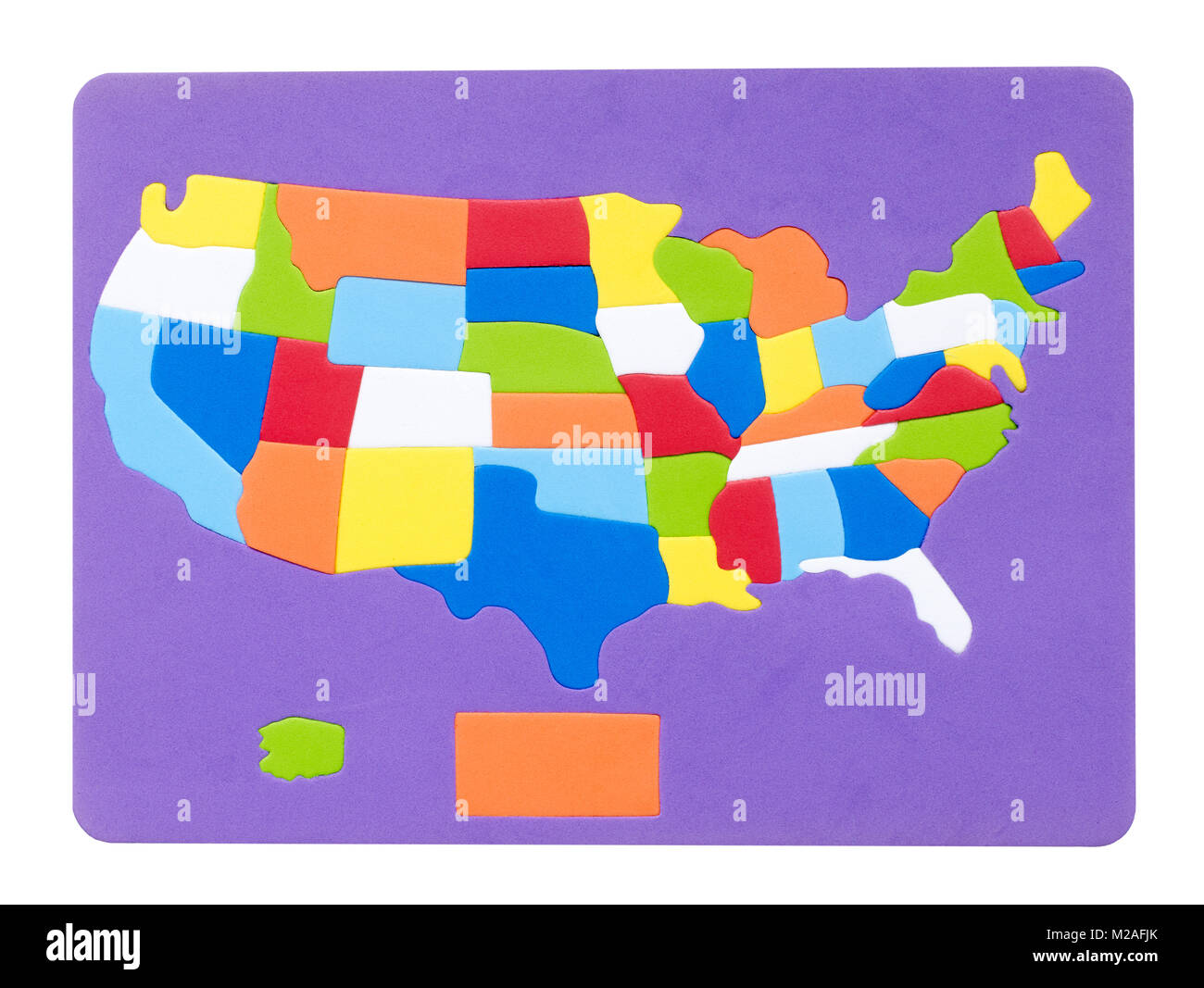 Gummi Karte der USA Stockfoto