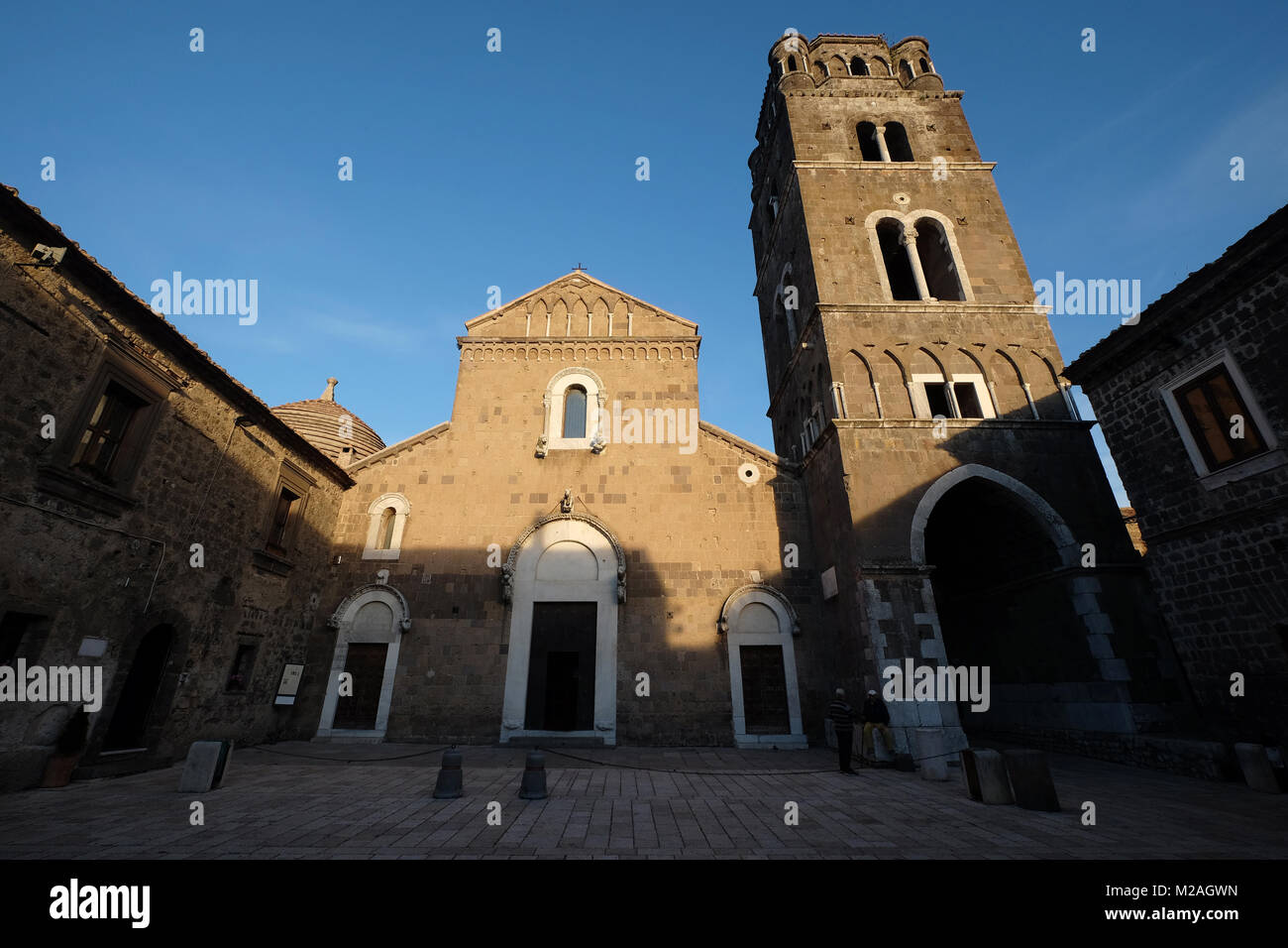 Casertavecchia, die Kathedrale, Provinz Caserta, Kampanien, Italien Stockfoto
