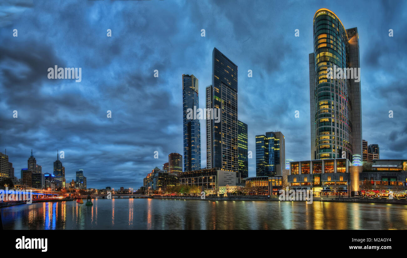Melbourne Australien im Jahr 2015 getroffen Stockfoto