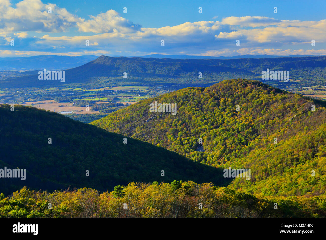 Zwei Meile laufen übersehen, Shenandoah-Nationalpark, Virginia, USA Stockfoto