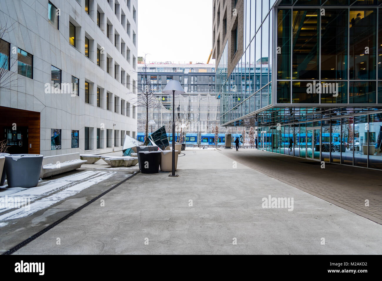 Barcode Projekt, Oslo, Norwegen Stockfoto