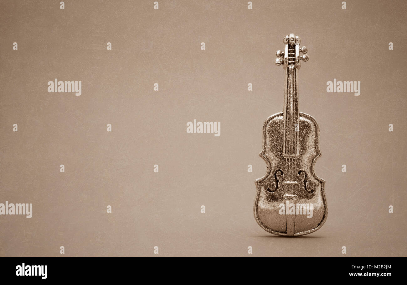 Vintage Violin Dekoration Stockfoto