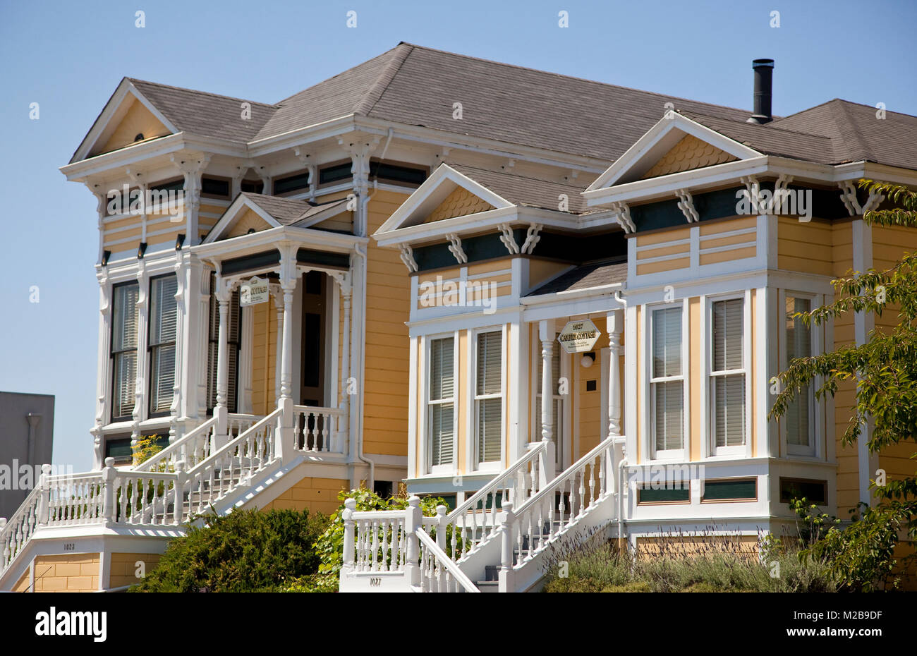 Viktorianische Architektur, Carter House Inns, Eureka, Kalifornien Stockfoto