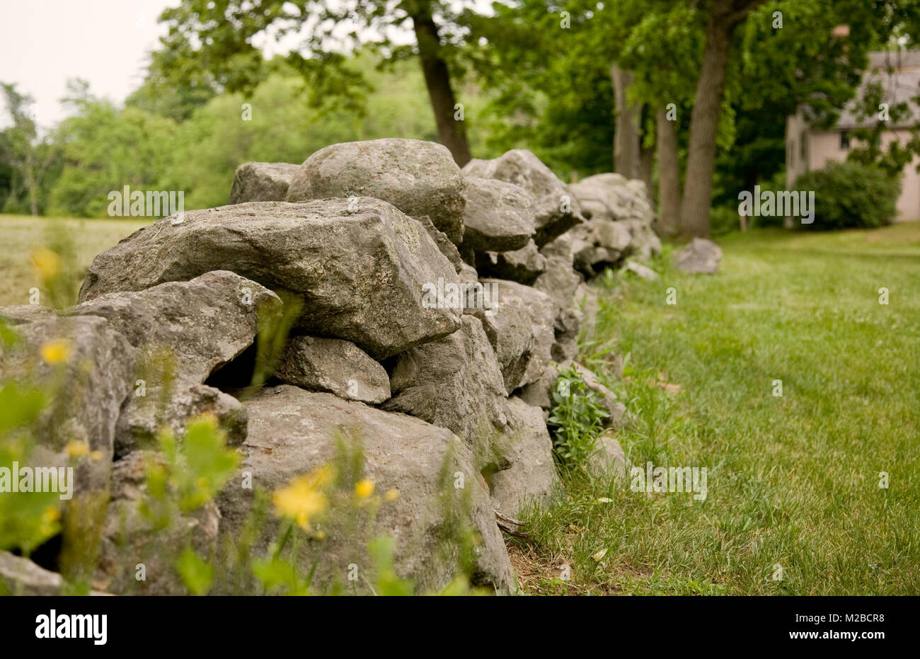 The Old Manse, Heimat von Nathaniel Hawthorne, Concord, MA Stockfoto