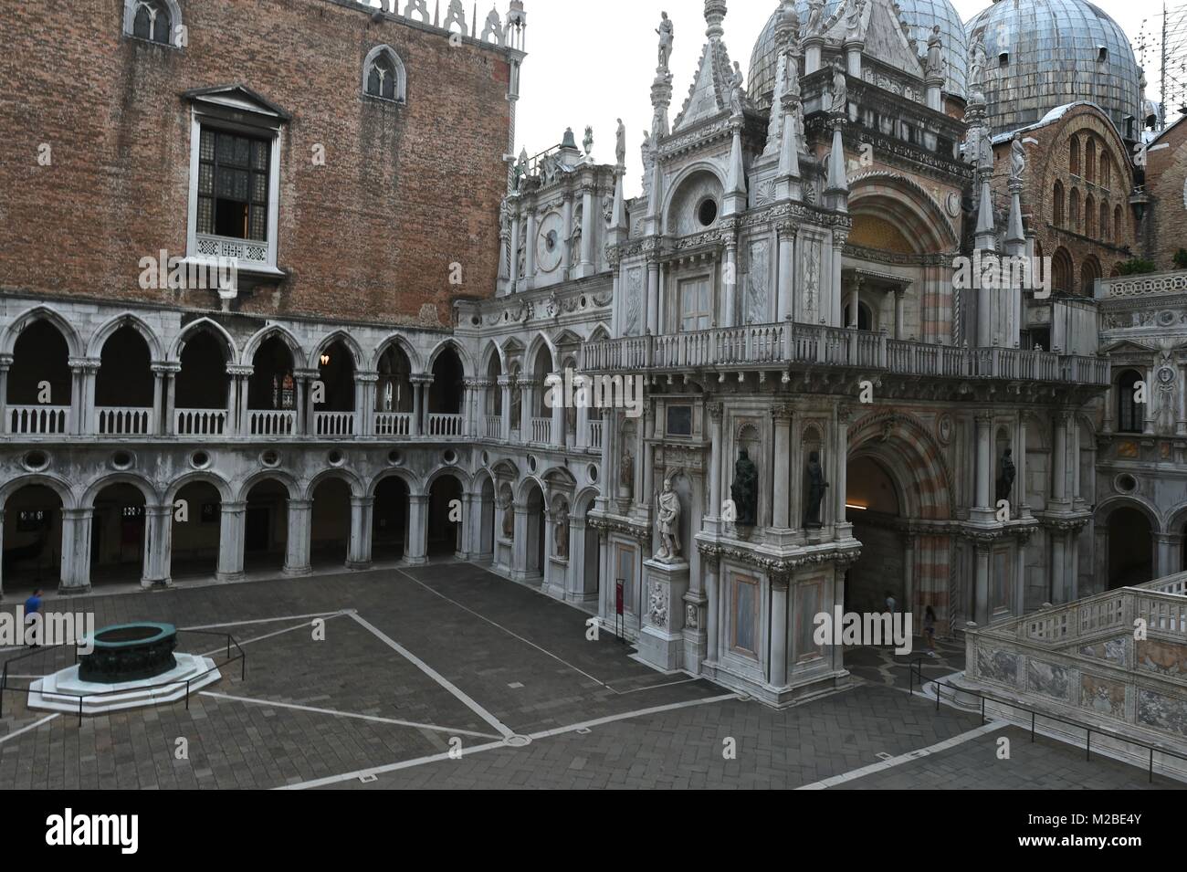 Venedig Italien, Markusplatz Stockfoto