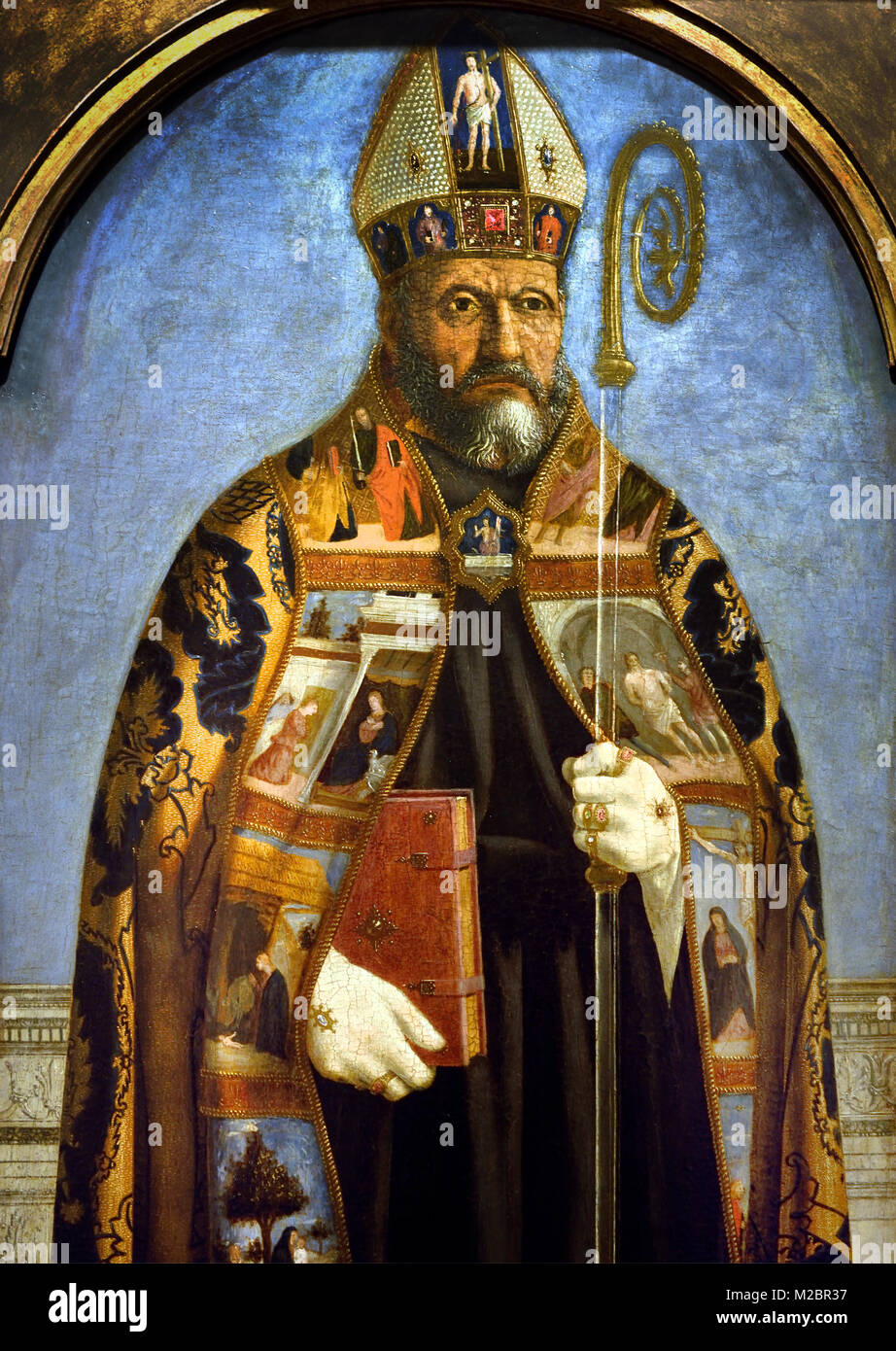 Der hl. Augustinus 1460 Piero della Francesca 1415/20 - 1492 Italien Italienisch Stockfoto