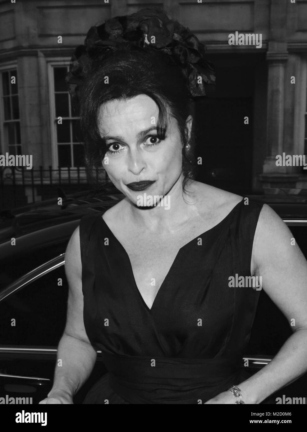 London, UK, 5. Juni 2015: Helena Bonham Carter gesehen, die William-Vintage-Sommer-Party in London ankommen Stockfoto