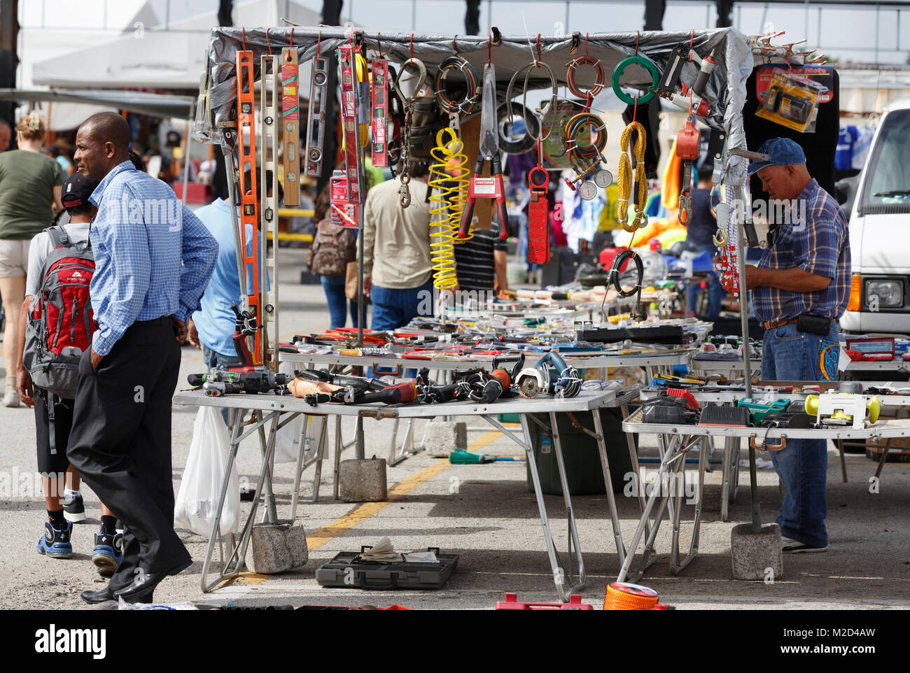 Swap Shop, Flohmarkt und Antrieb in Filme, Lauderhill, Florida Stockfoto