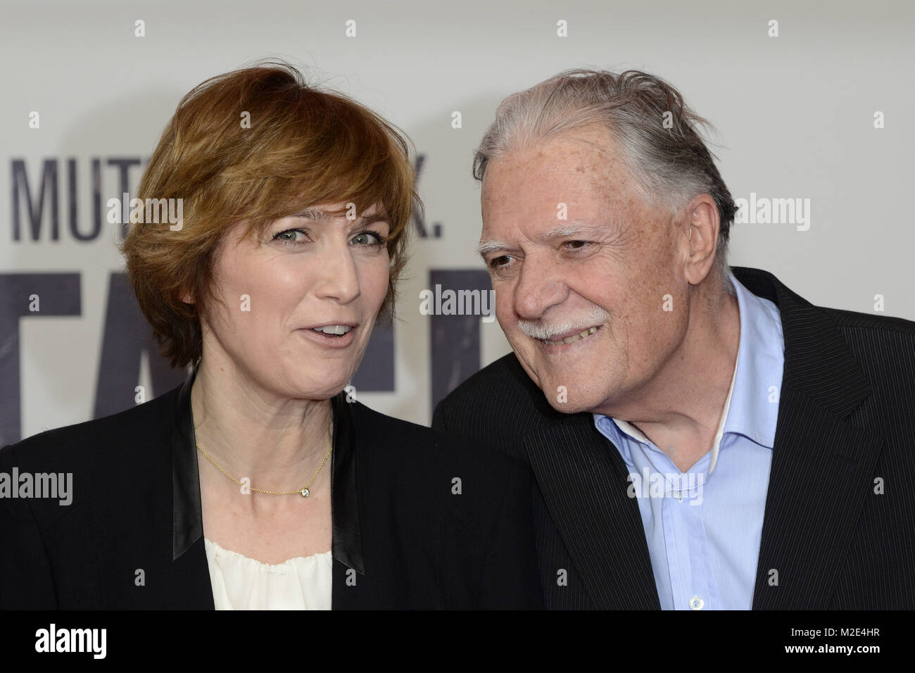 Regisseurin Sherry Hormann und Kameramann Michael Ballhaus bei der Berlin-Premiere des Filmes "3096 Tage" im CineStar im Sony Center in Berlin am 27.02.2013 Stockfoto