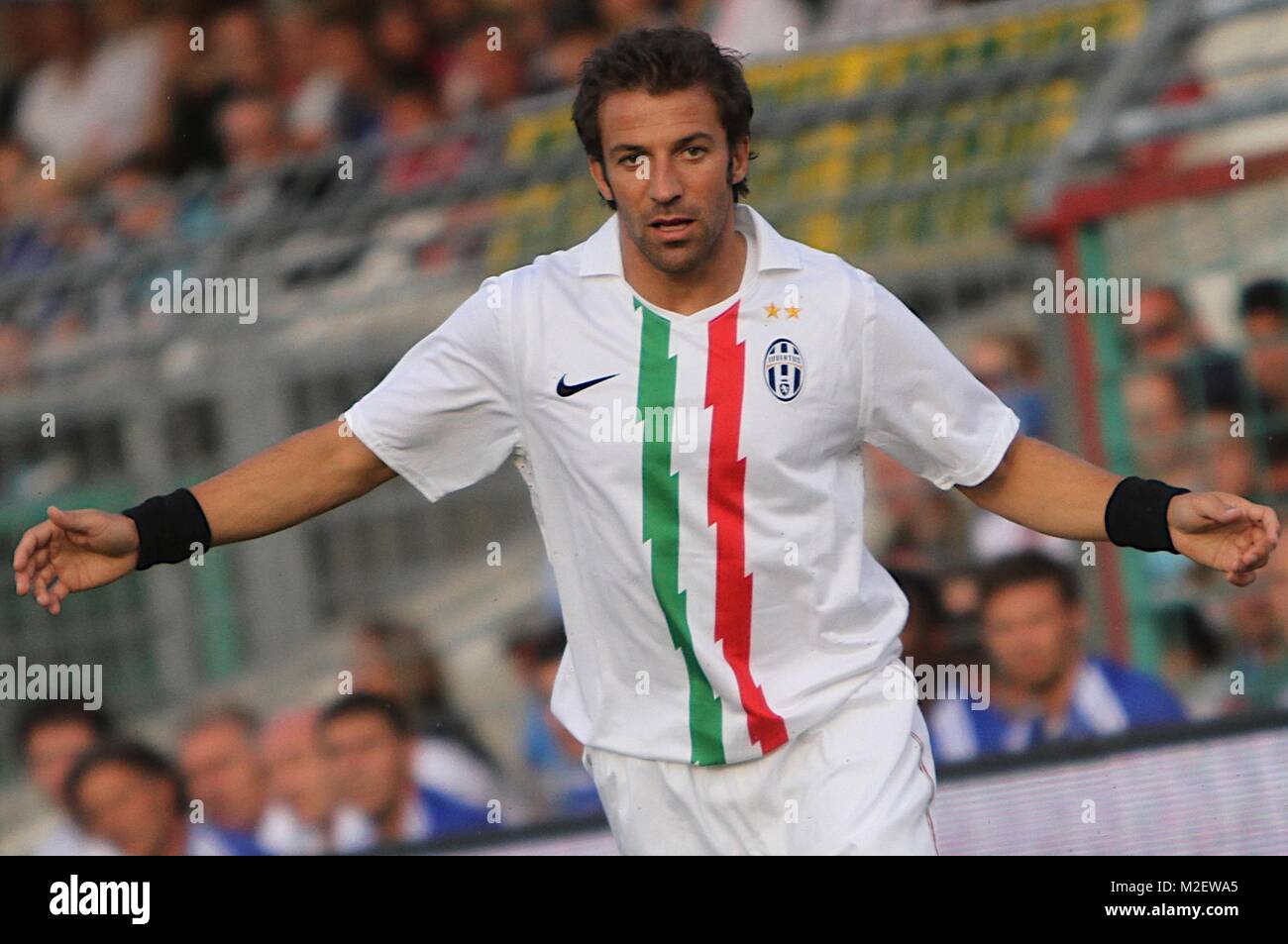 HSV - Juventus Turin, Alessandro del Piero Stockfotografie - Alamy
