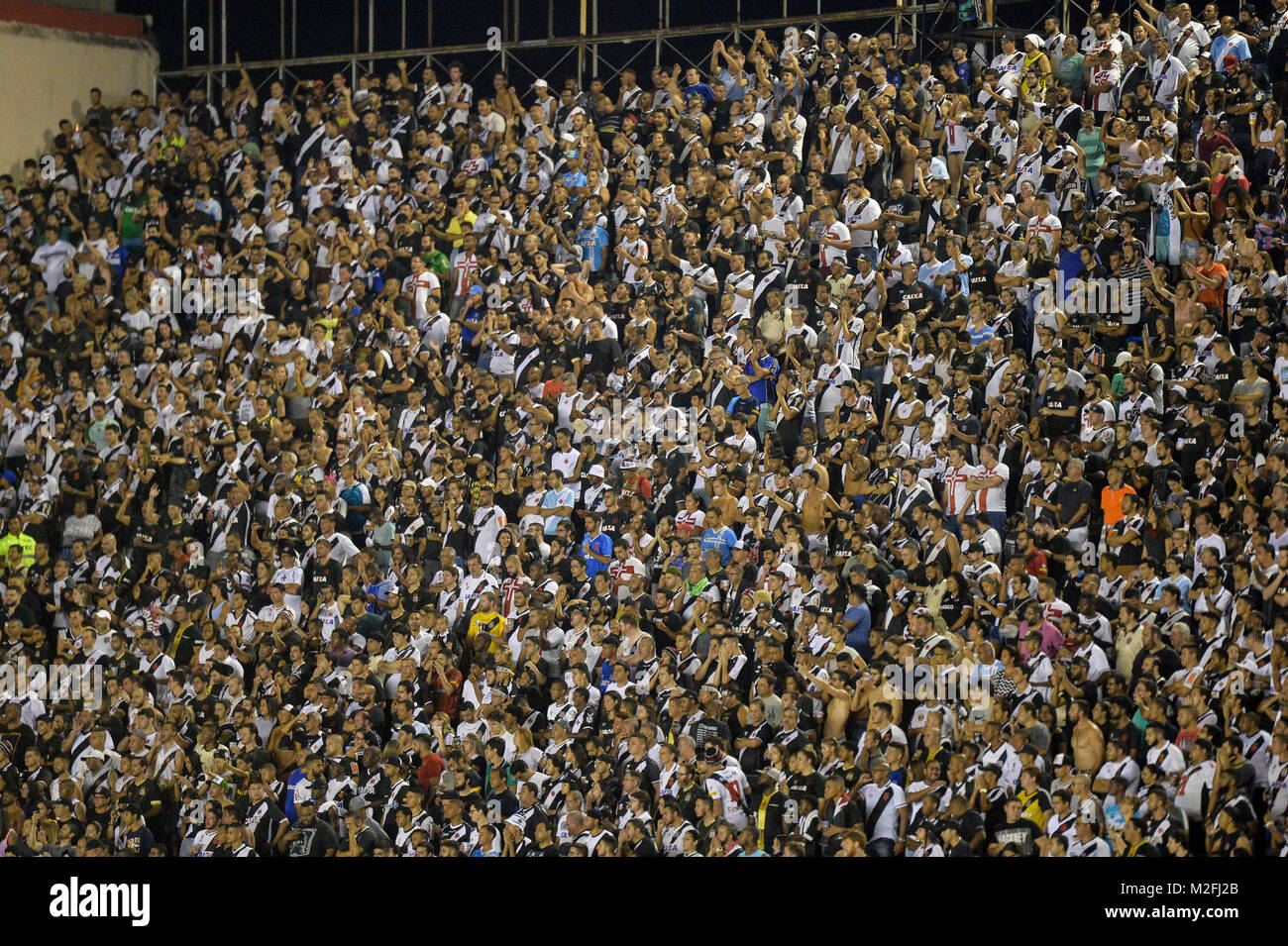 Rio De Janeiro, Brasilien. 07 Feb, 2018. Während Vasco da Gama gegen Universidad Concepción verdreht, für die libertadores Pokal von Amerika, im Estádio de São Januário in Rio de Janeiro, RJ statt. Credit: Celso Pupo/FotoArena/Alamy leben Nachrichten Stockfoto