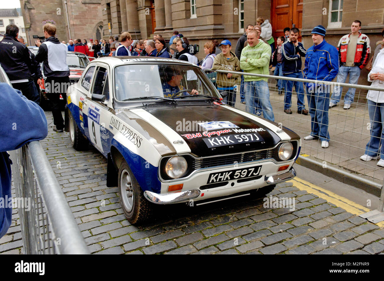 Die Perth Stufe der Colin McRae Rally, 27. September 2008 Stockfoto