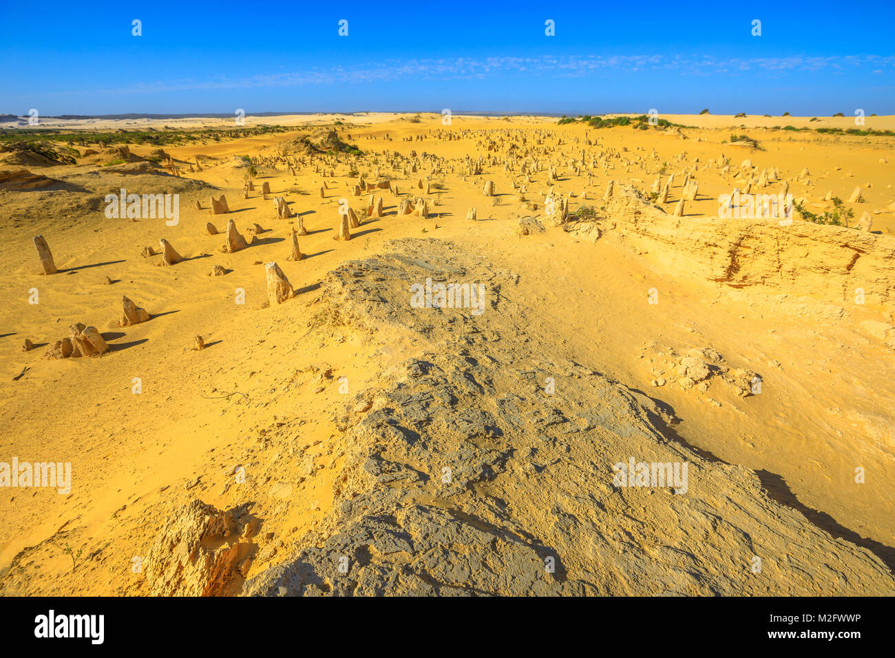 Pinnacles Wüste Landschaft Stockfoto