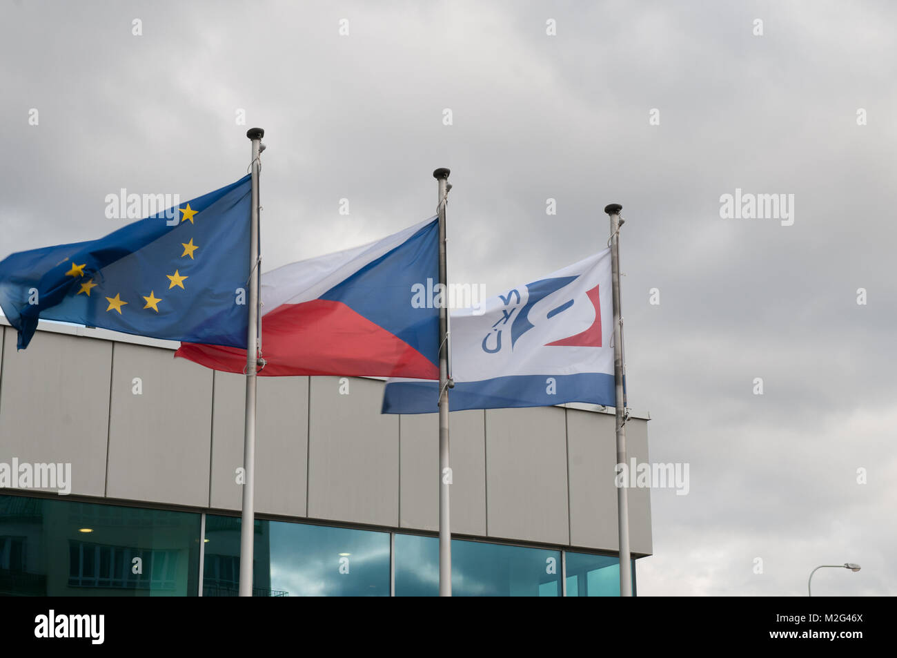 Prag, Tschechische Republik, die höchste Control Office, NKU, 2. Februar 2018 hat die Baubehörde staatliche Finanzen zu steuern Stockfoto