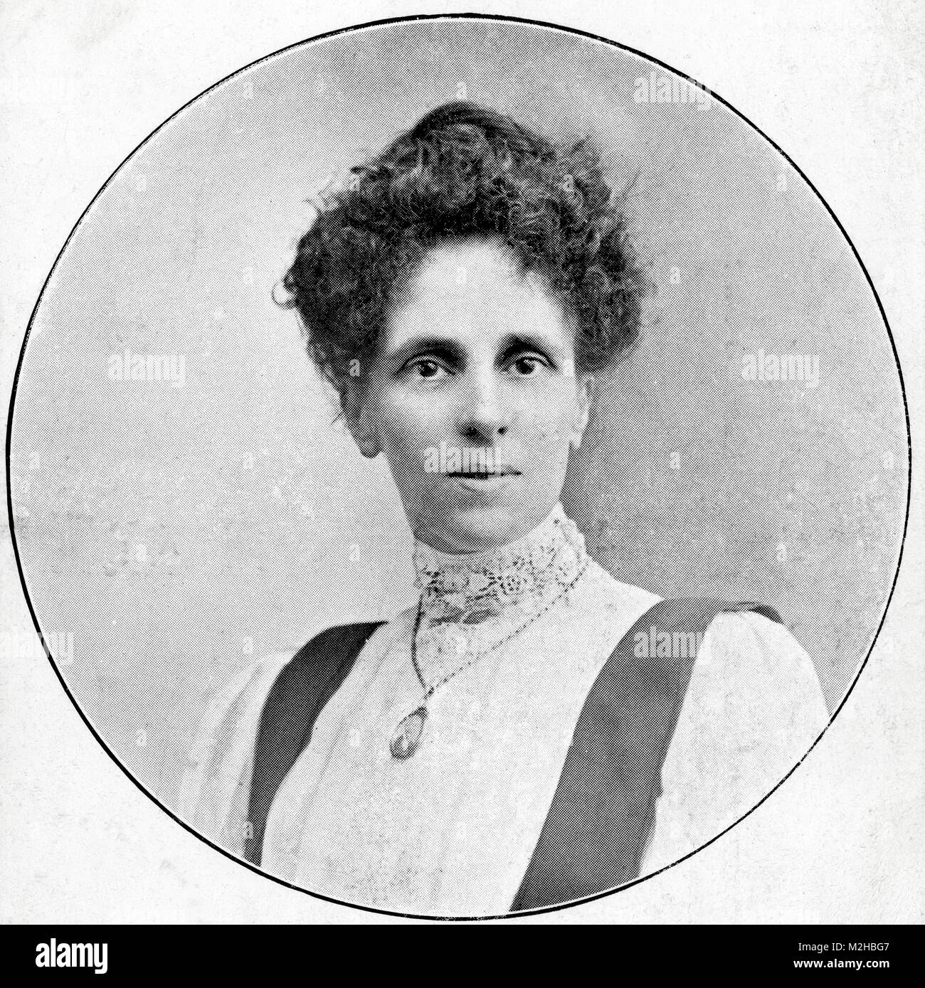 Sarah Jane Baines (1866 - 1951) Britischer australische Frauenrechtlerin Frauenrechtlerin und Sozialreformer. Sie war die erste Frauenrechtlerin durch Jury versucht zu werden Stockfoto