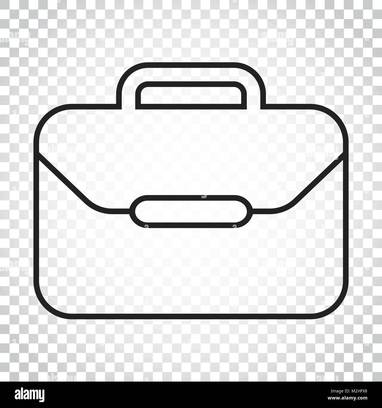 Koffer Vektor icon. Gepäck Abbildung im Einklang Stil. Einfaches  Geschäftskonzept Piktogramm auf isolierten Hintergrund Stock-Vektorgrafik -  Alamy