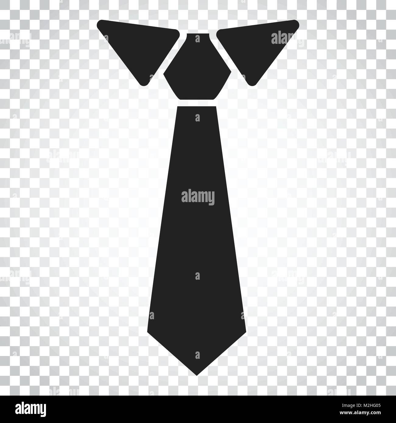 Krawatte Flachbild-Symbol. Krawatte Vector Illustration. Einfaches  Geschäftskonzept Piktogramm auf isolierten Hintergrund Stock-Vektorgrafik -  Alamy