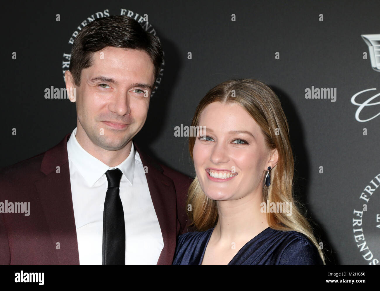 Die Kunst des Elysium präsentiert John Legend "Himmel" bei Barker Hangar in Santa Monica Mit: Topher Grace, Ashley Hinshaw Wo: Santa Monica, Kalifornien, USA, wenn: 07 Jan 2018 Credit: Nicky Nelson/WENN.com Stockfoto