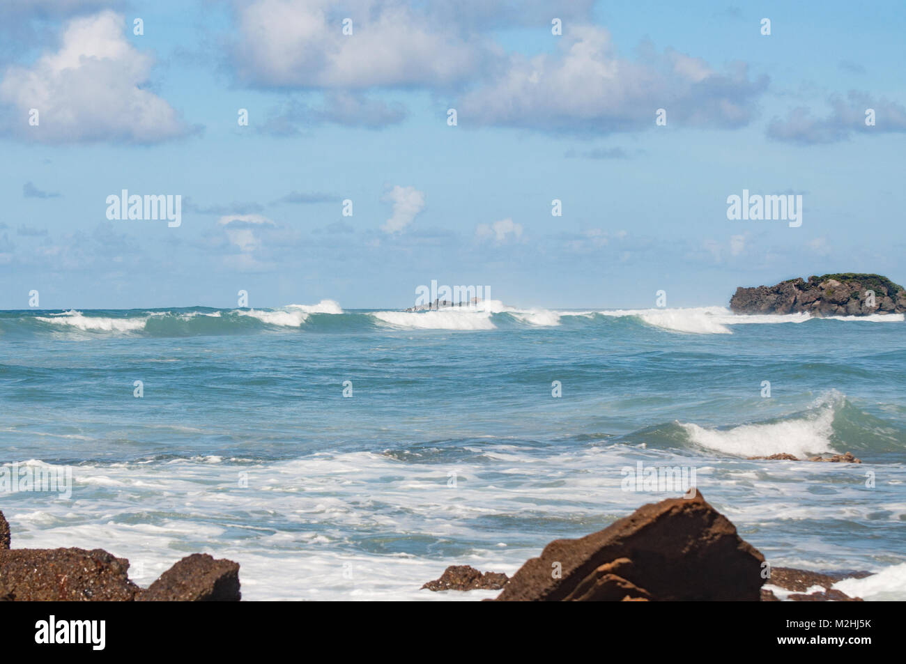 Meer in Dominikanische Republik Karibik Stockfoto