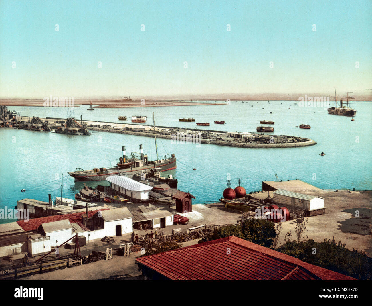 Suez Canal, Rotes Meer, 1905 Stockfoto
