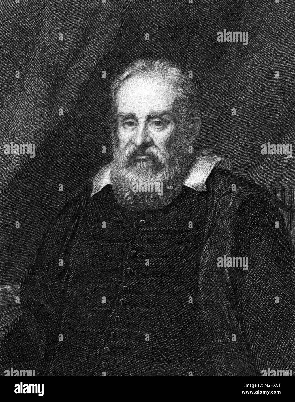 Galileo Galilei, italienischer Universalgelehrter Stockfoto