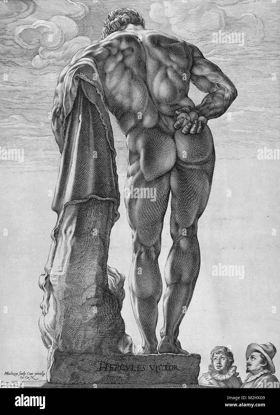 Hercules, römischen Helden und Gott Stockfoto