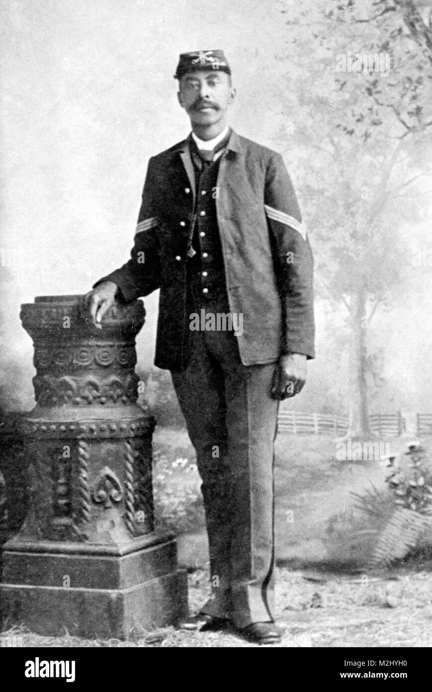 John Denny, Buffalo Soldier, Ehrenmedaille der Empfänger Stockfoto
