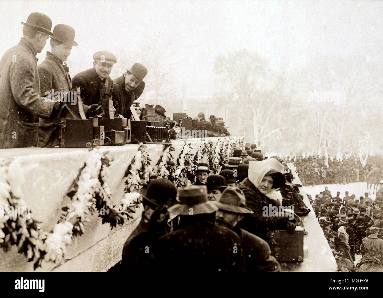 Fotografen bei Präsident Taft Einweihung, 1909 Stockfoto