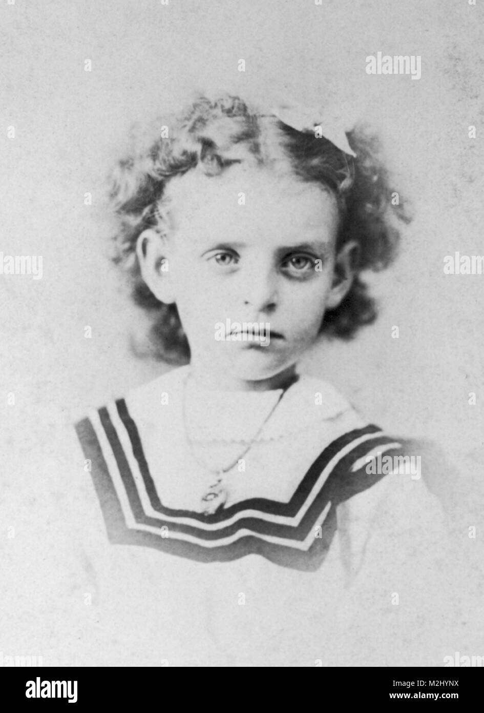 Junge Frances Benjamin Johnston, 1870 Stockfoto