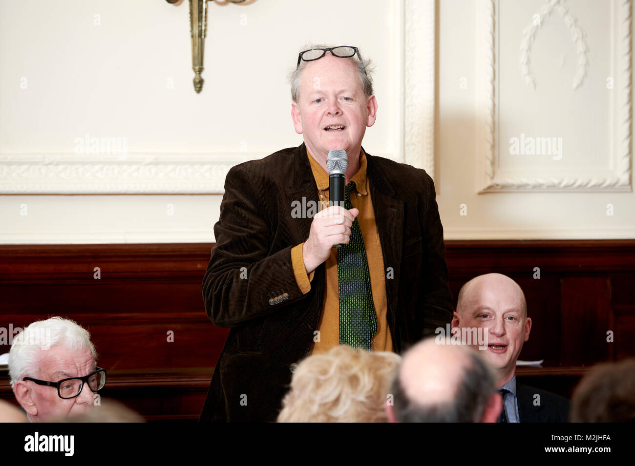 Craig Brown in den Oldie literarische Mittagessen Stockfoto