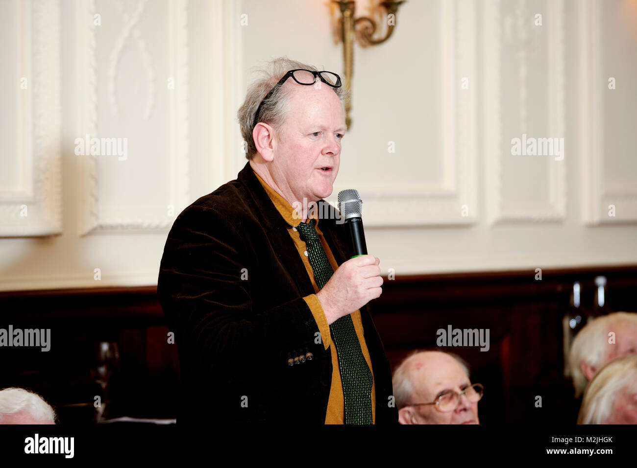 Craig Brown in den Oldie literarische Mittagessen Stockfoto