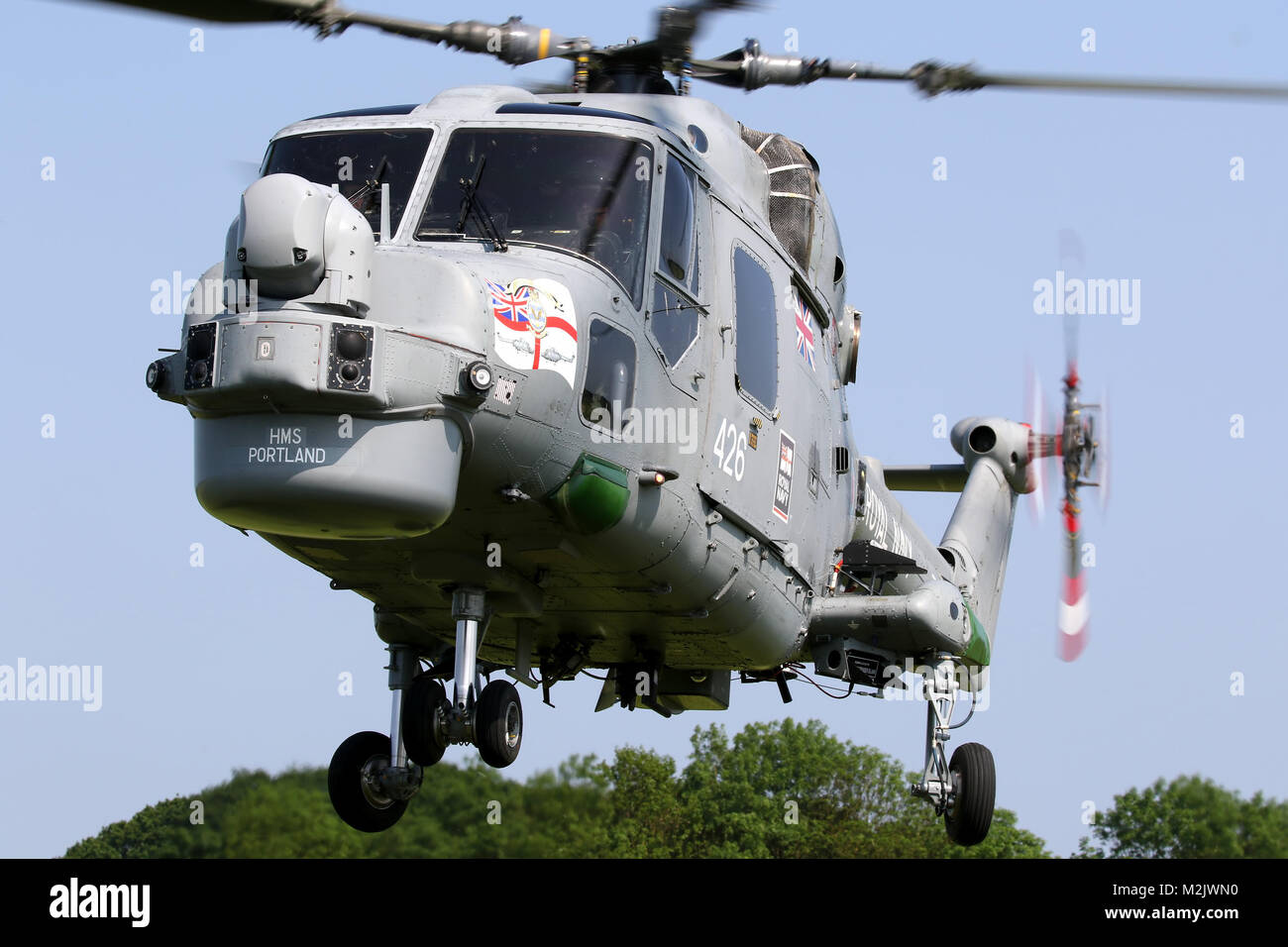 Royal Navy Lynx HMA 8. Stockfoto