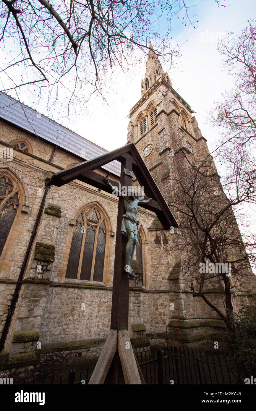 St Saviours Kirche, St Georges Square, Pimlico, London, England Stockfoto