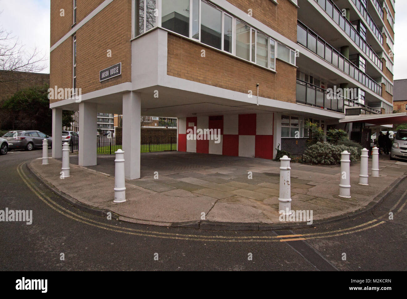 Churchill Gärten Immobilien, Nash House - Pimlico, London, England Stockfoto