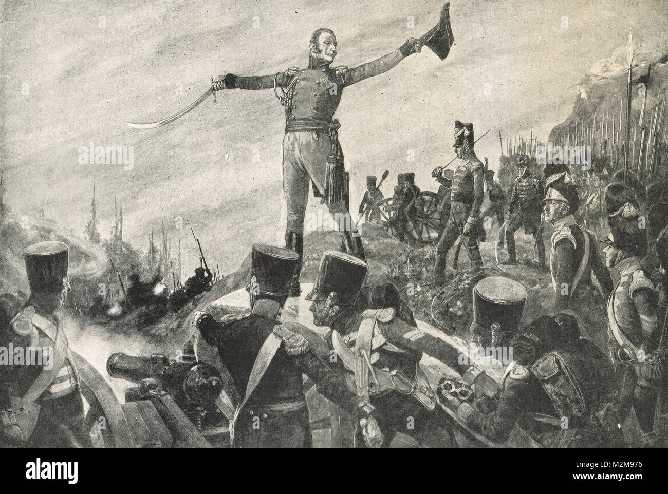 Stoppte den vormarsch von marschall andre massena Fotos und