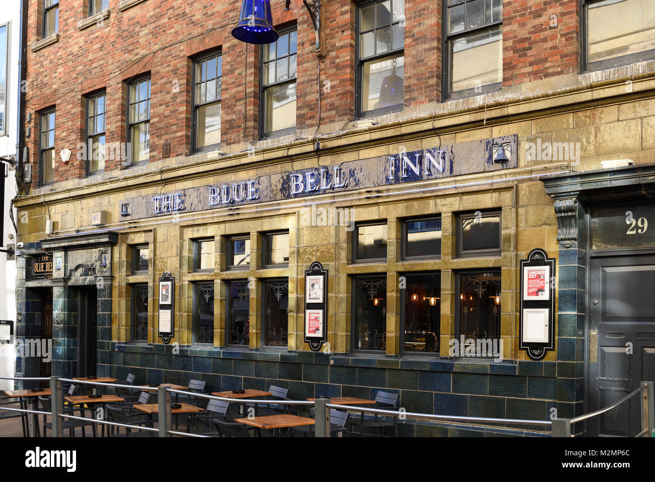 Die Bluebell Inn, Nottingham, UK. Stockfoto
