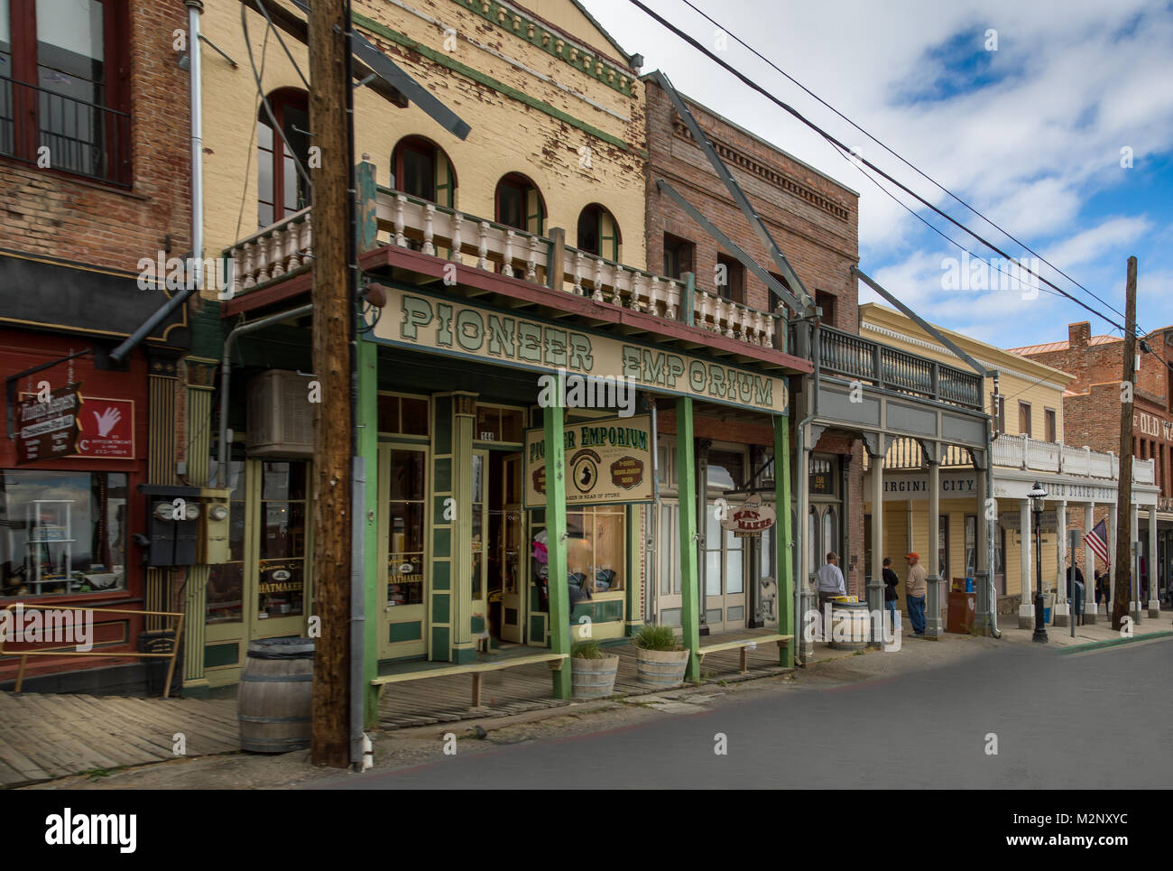 Virginia City Street Stockfoto