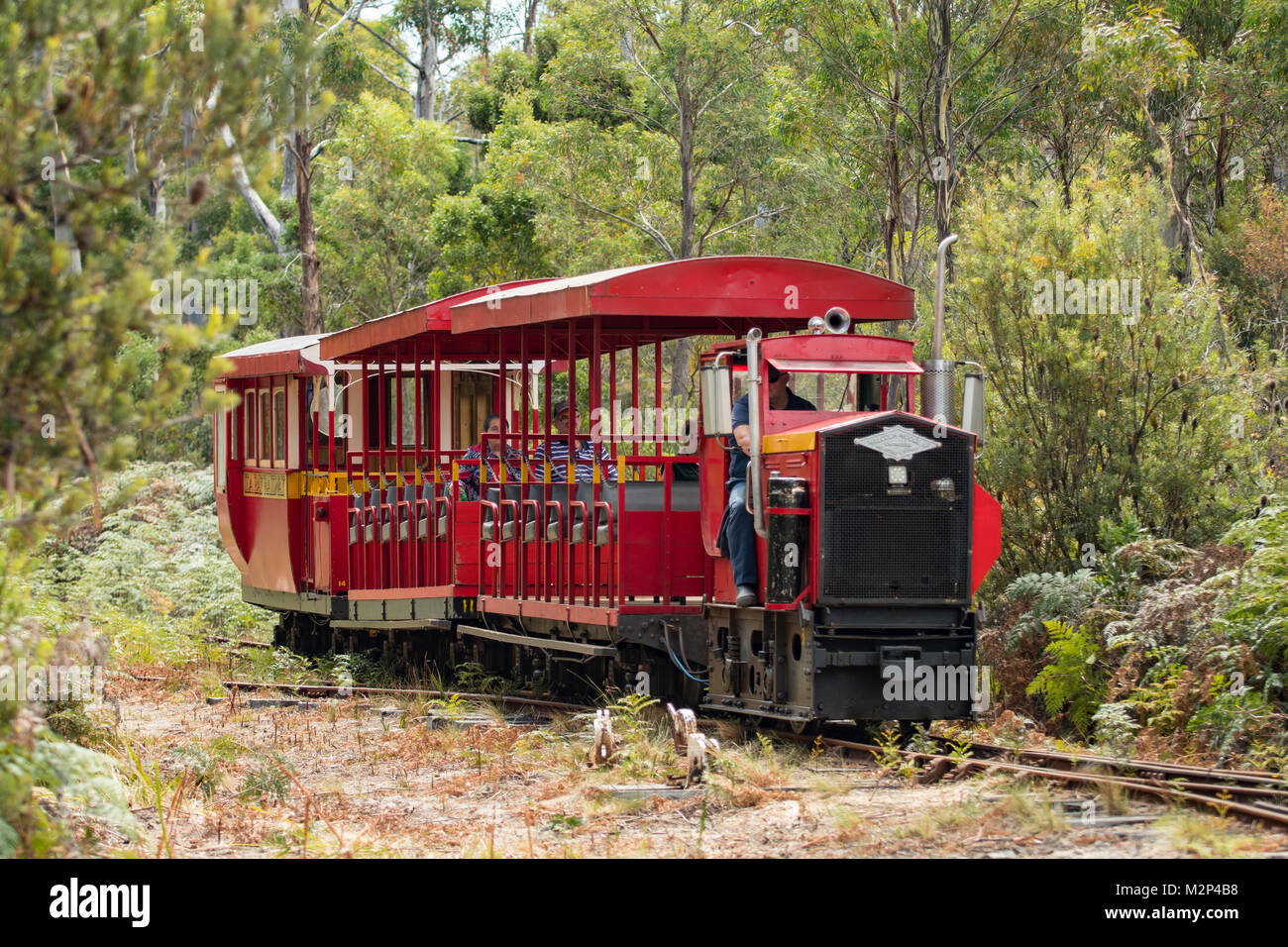 Ida Bay Erbe Zug, Ida Bay, Tasmanien, Australien Stockfoto