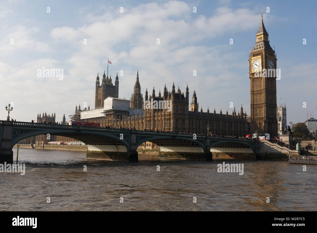 Alle Seiten von Big Ben, Tower, Tower, Big Ben, London, Großbritannien Stockfoto
