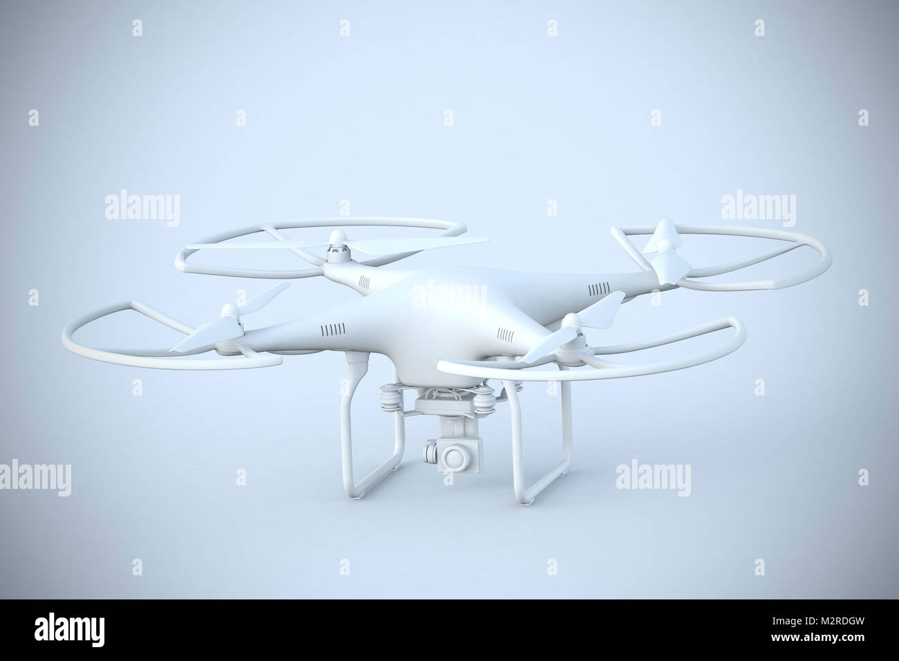 [M] CGI, 3-D, Computer Graphics eines Polygons Modell, Drone Stockfoto