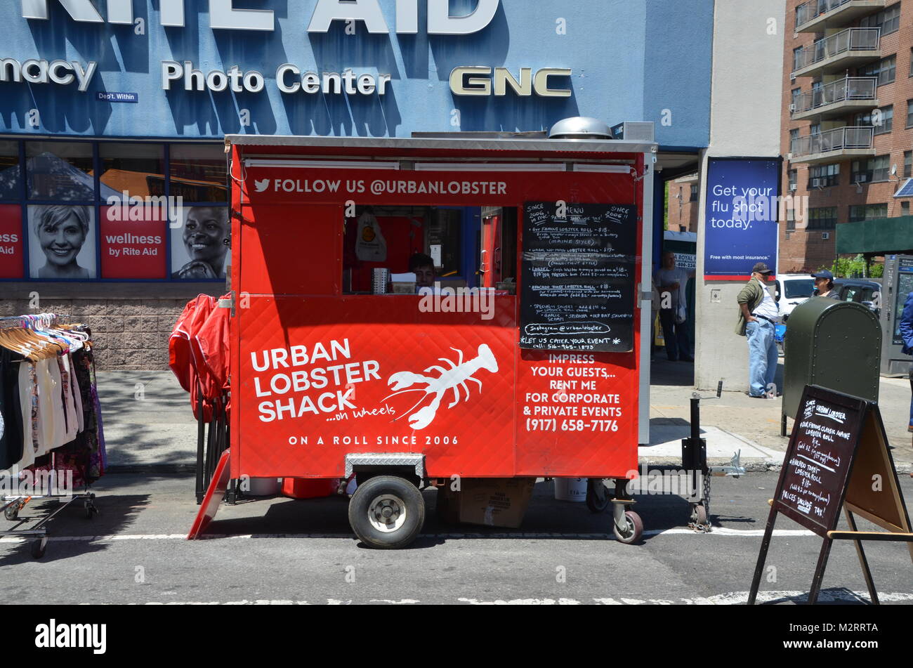 Urban Lobster Shack Garküche Fifth Avenue Park Slope Brooklyn, New York, USA Stockfoto