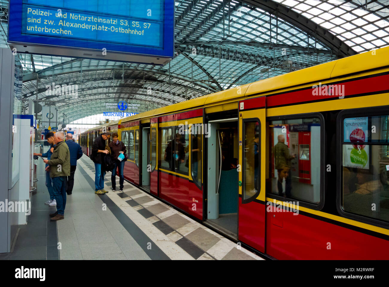 Hauptbahnhof, Berlin, Deutschland Stockfoto