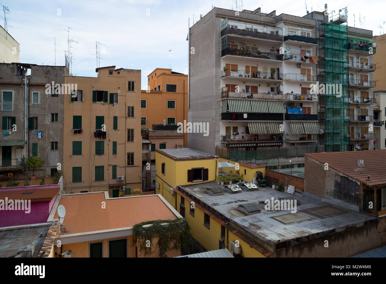 Rom, Italien: Gebäude der Osten Rom im Torpignattara Bezirk Stockfoto