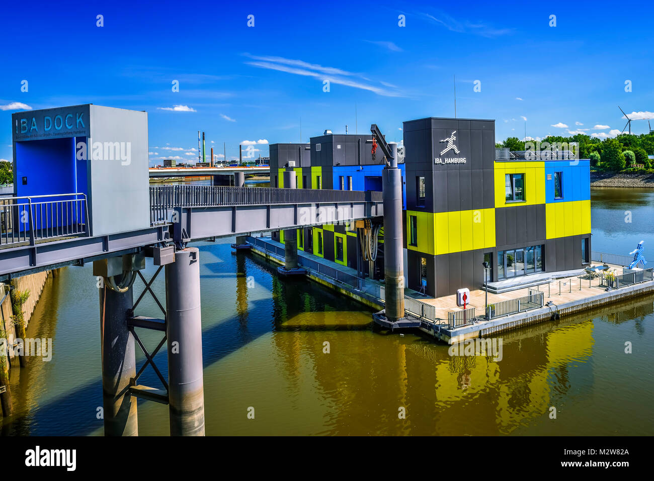 Deutschland, Hamburg, Veddel, IBA-Dock Stockfoto