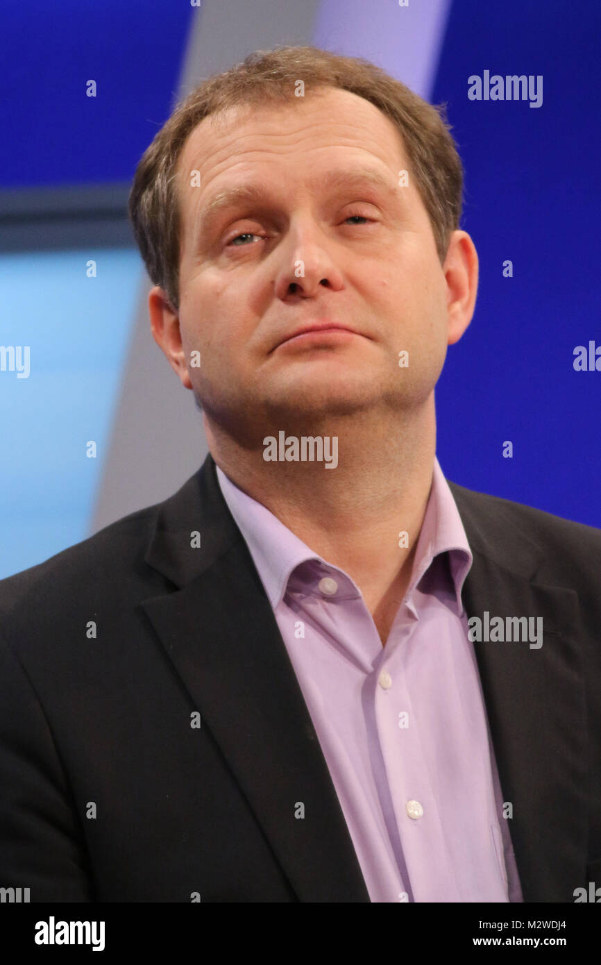 Jens Kerstan (Gruene), Abschluss des Hamburger Wahlkampfes, Medienzentrum CCH Hamburg, 15.02.2015 Stockfoto