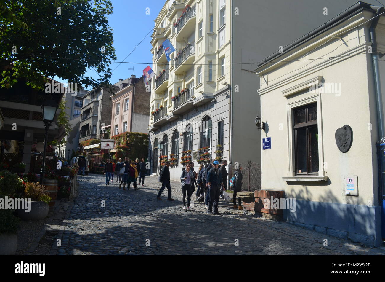 Straßen von Belgrad, Serbien Stockfoto