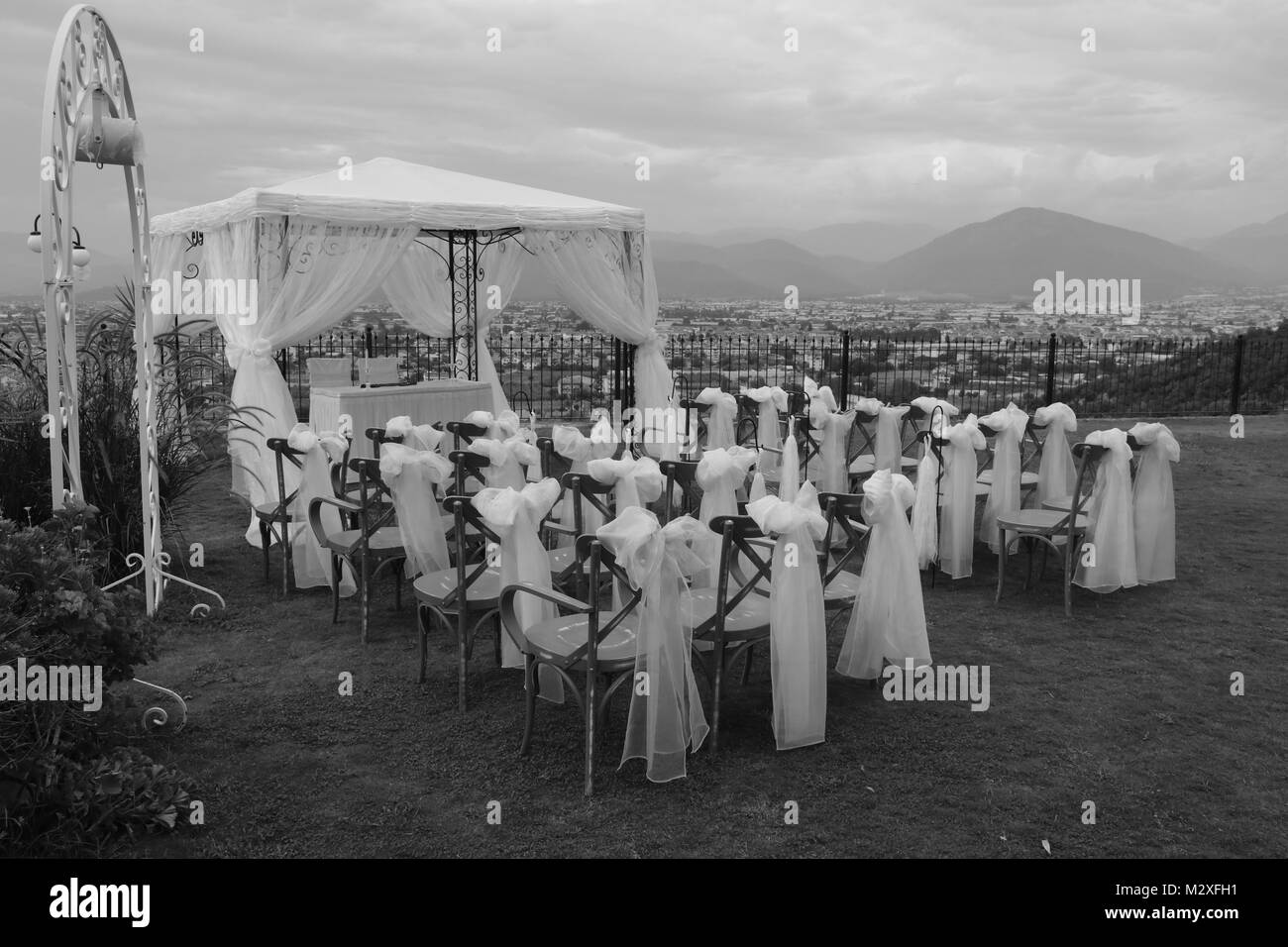 Eine Hochzeit in Fethiye, Türkei Stockfoto