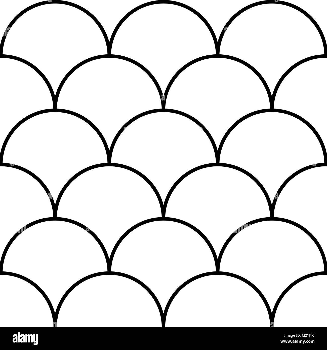 Im skandinavischen Stil vector Pattern, nahtlose modernes Design in Schwarz und Weiß, einfache Hintergrund Stock Vektor