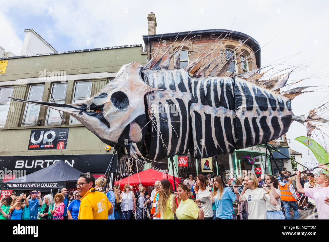 England, Cornwall, Penzance, golowan Festival Parade Stockfoto