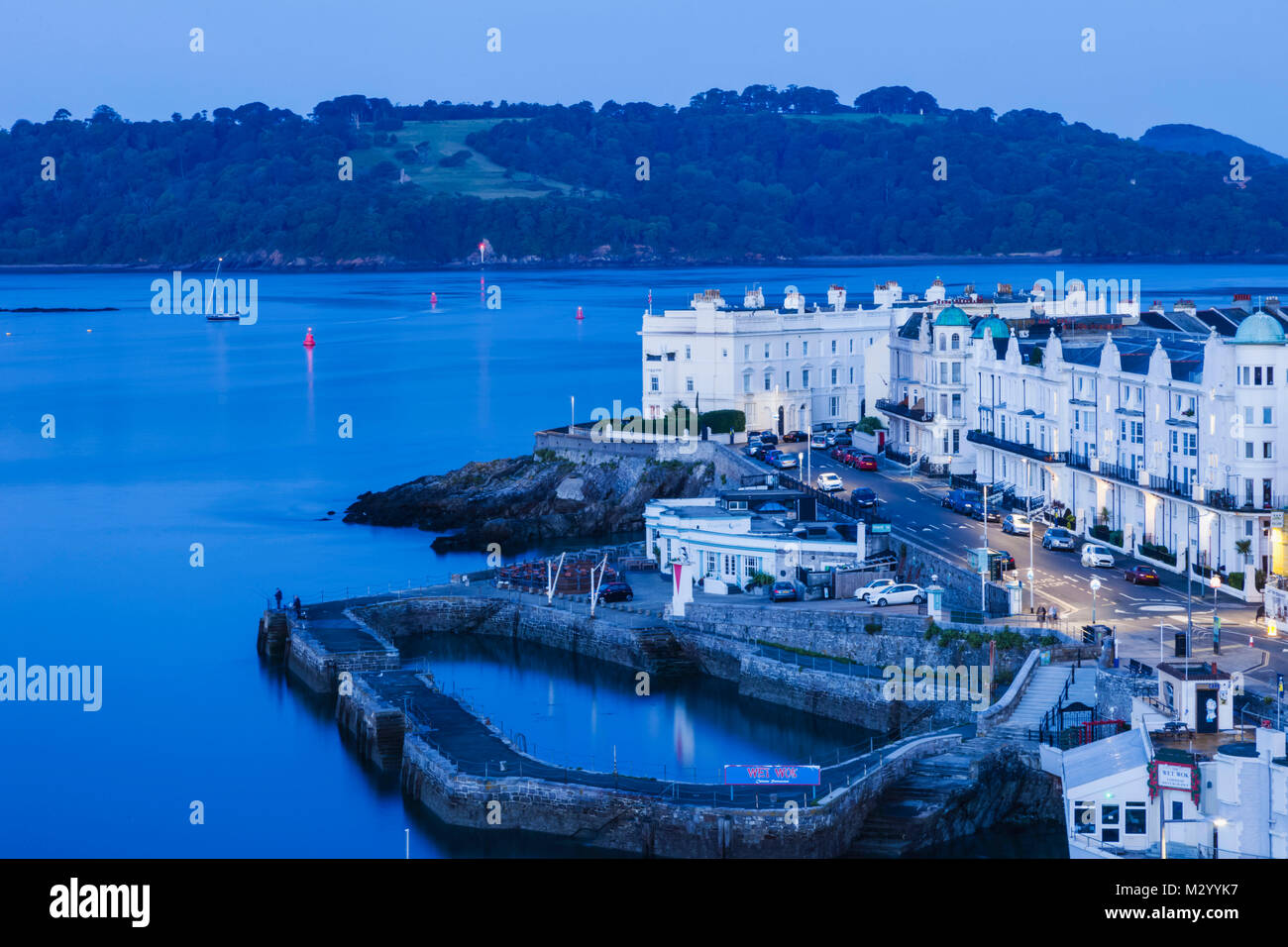 England, Devon, Plymouth, Harbourfront Gehäuse Stockfoto
